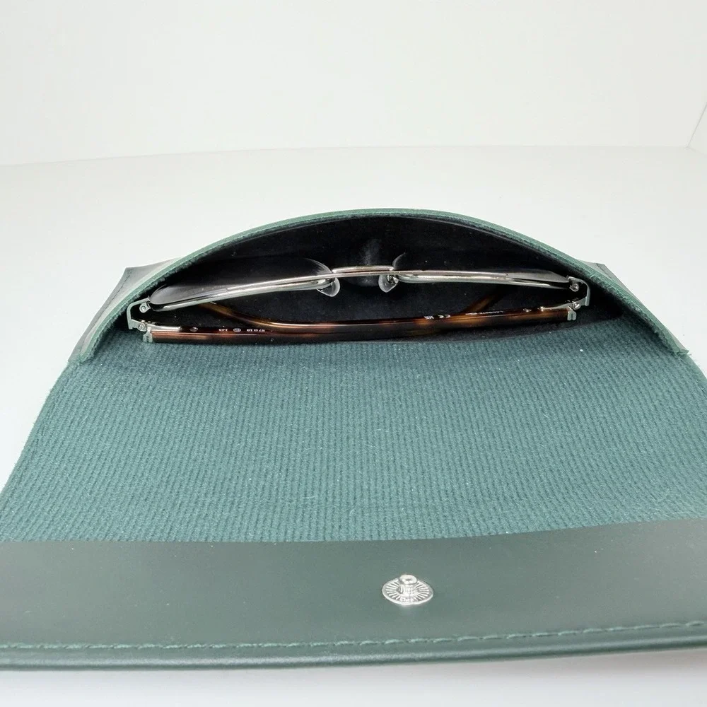 Lacoste L2302 714 Gold Aviator Eyeglass Frame 57-18-145 Tortoise Replacement